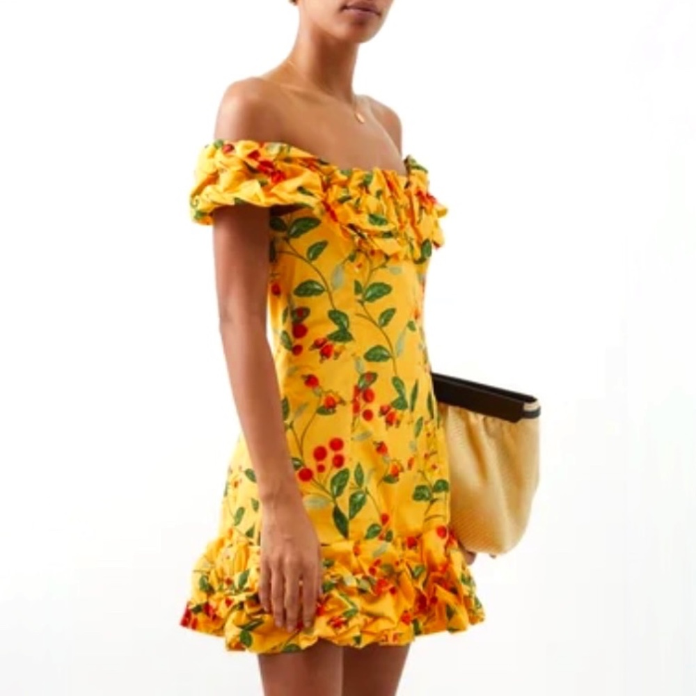 Agua by Agua Bendita Jardin Cotton Poplin Mini Dress - Picture 7 of 16